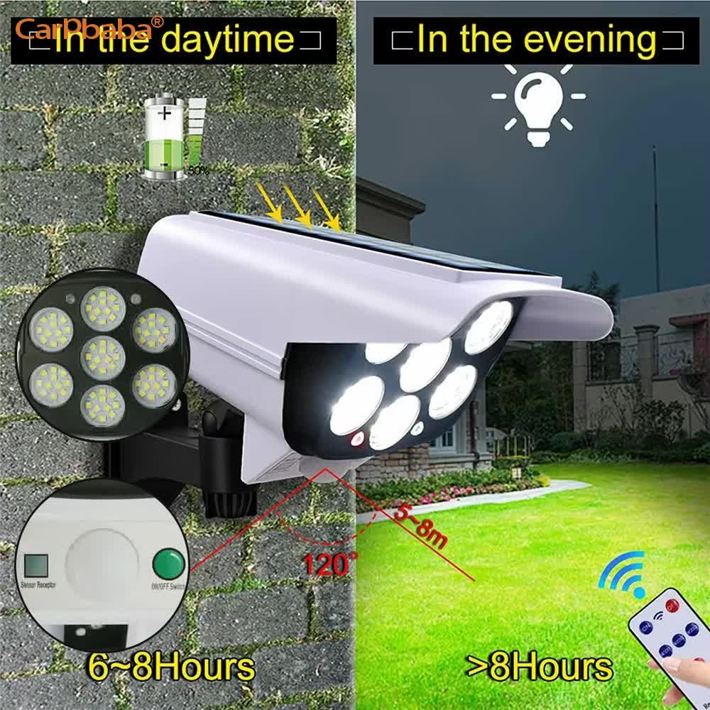 야외 태양광 모션 센서 보안 모형 카메라 무선 투광등  - Outdoor Lighting With Motion Sensor 리뷰 및 가격